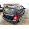 Image 16 : 2005 SUBARU FORESTER, BLUE, 259436 KMS, ALL WHEEL DRIVE,  NO DESIGNATIONS