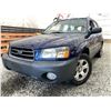 Image 1 : 2005 SUBARU FORESTER, BLUE, 259436 KMS, ALL WHEEL DRIVE,  NO DESIGNATIONS