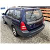Image 21 : 2005 SUBARU FORESTER, BLUE, 259436 KMS, ALL WHEEL DRIVE,  NO DESIGNATIONS