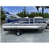 Image 2 : 2016 PALM BEACH 180 PONTOON, BLUE 18FT "REPO UNIT"