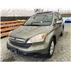 Image 3 : 2008 HONDA CRV, GREEN, 332630 KMS, FOUR WHEEL DRIVE,  NO DESIGNATIONS