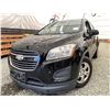 Image 1 : 2016 CHEVROLET TRAX, BLACK, 176257 KMS, FRONT WHEEL DRIVE,  NO DESIGNATIONS