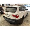 Image 15 : 2005 BMW X3, WHITE, 221102 KMS, ALL WHEEL DRIVE,  EX-LEASE