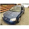 Image 4 : 2009 VW GOLF, BLUE, 59669 KMS, FRONT WHEEL DRIVE,  "NO RESERVE!!!"