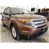 Image 8 : 2012 FORD EXPLORER, BROWN, 268194 KMS, FRONT WHEEL DRIVE,  NO DESIGNATIONS