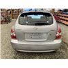 Image 18 : 2007 HYUNDAI ACCENT, SILVER, 215909 KMS, FRONT WHEEL DRIVE, "NO RESERVE!!!"