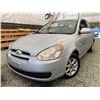 Image 1 : 2007 HYUNDAI ACCENT, SILVER, 215909 KMS, FRONT WHEEL DRIVE, "NO RESERVE!!!"