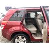 Image 40 : 2008 SUZUKI GRAND VITARA, RED, 325640 KMS, 4X4,  NO DESIGNATIONS