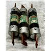 Image 2 : Lot of (3) Misc. Fusetron #FRN-R-80 Fuses