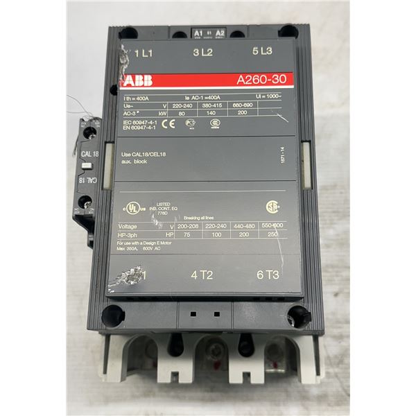 ABB #A260-30 Contactor
