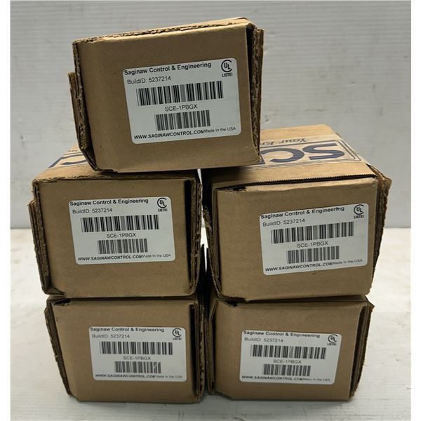 (5) Saginaw Control & Engineering #SCE-1PBGX Panel Enclosures