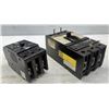 Image 2 : Lot of (2) Square D Circuit Breakers #EDB34015 & #KAL36150