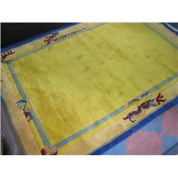 7'9" X 5'6" Wool Area Rug