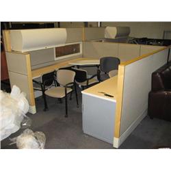 Haworth 2 Person Modular Workstation