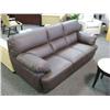 Image 1 : Brown Leather 3 Pc Sofa Set