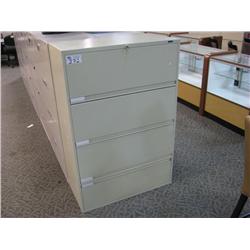 Global 4 Drw. Lateral File Cabinet