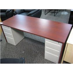 Mahogany D.p. Executive Desk