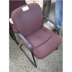 Burgandy  Client Chair