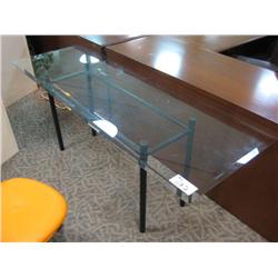 Bevelled Glass Sofa Table
