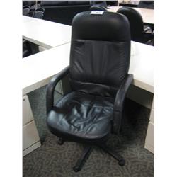 Black Hiback Lether Executive Chair