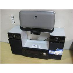 Sony Bookshelf And Altec Docking Station