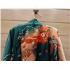 Image 8 : Aqua & Orange Japanese Kimono w/ Floral Design for 3 Year-Old Girl
