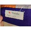Image 8 : Saison & Brides Purple & White Japanese Kimono w/ Floral Design & Tag Marked G707  for 7 Year-Old Gi