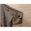 Image 2 : Gray Checked Japanese Kimono w/ Floral Design
