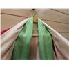 Image 8 : Pink & Purple Japanese Kimono w/ Floral Design, Tag & Green Obi