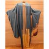 Image 1 : Blue & Pink Japanese Kimono w/ Floral Design & Tag  Women's One Size