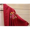 Image 2 : Red & Pink Japanese Kimono w/ Floral Design & Tag   Women's One Size