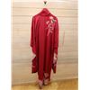 Image 8 : Red & Pink Japanese Kimono w/ Floral Design & Tag   Women's One Size