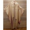 Image 1 : White & Pink Japanese Kimono w/ Floral Design & Tag  Women's One Size