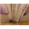 Image 8 : White & Purple Japanese Kimono w/ Floral Design & Tag    Women's One Size