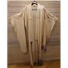 Image 1 : White & Purple Japanese Kimono w/ Floral Design & Tag   Women's One Size