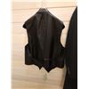 Image 7 : Black Tuxedo w/ Jacket, Vest & Pants, MRS8 Size L