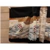 Image 2 : Saison & Brides Black & Blue Japanese Haori Kimono w/ Ocean Design & Tag Marked B-7