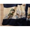 Image 2 : Blue Japanese Haori Kimono w/ Ocean Design & Tag Marked F-3