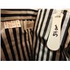 Image 2 : Blue Striped Japanese Kimono Hakama w/ Ties for Boys w/ Tag Marked 54cm