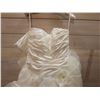 Image 2 : Avica Wedding Dress PDE-212RS, Strapless w/ Layered Skirt, Size 7T (US Size XS/4) Maternity