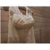 Image 8 : Saison & Brides Wedding Dress Le'a-2 HA-2, Strapless w/ Lace & Train, Size 8 (US Size XS/4)