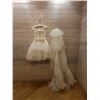 Image 2 : Saison & Brides Wedding Dress Le'a-27 HA-27, Short w/ Sheer Skirt, Size 8 (US Size XS/4)