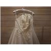 Image 2 : ELLE Wedding Dress MARGAUX, Strapless w/ Lace & Train, Size 7T (US Size XS/4)