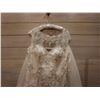 Image 2 : Saison & Brides Wedding Dress HA-24, Sleeveless w/ Lace & Full Skirt, Size 8 (US Size XS/4)