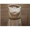 Image 2 : Wedding Dress, Strapless w/ Beaded Belt, Size 8 (US Size XS/4)