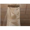 Image 3 : Wedding Dress, Strapless w/ Beaded Belt, Size 8 (US Size XS/4)