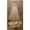 Image 1 : Wedding Dress HA-23, Strapless w/ Lace & Train, Size 8 (US Size XS/4)