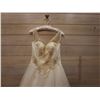 Image 2 : Wedding Dress HA-23, Strapless w/ Lace & Train, Size 8 (US Size XS/4)