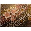 Image 8 : Black & Gold Colored Floral Kimono Obi 84"L
