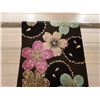 Image 2 : Black & White Floral Kimono Obi